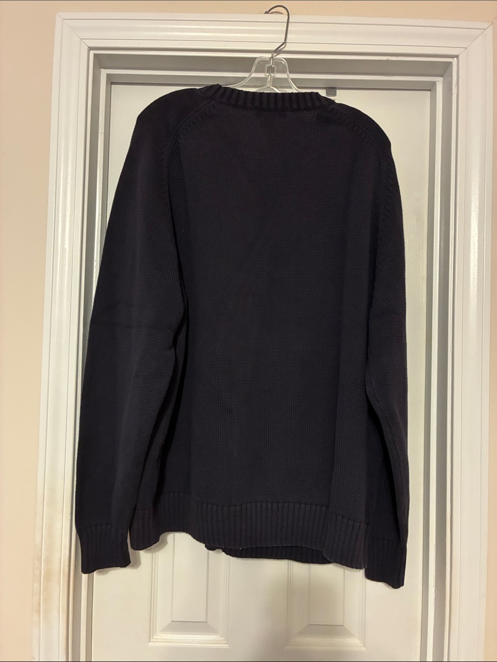Lands' End Men's 2XL Crewneck Sweater - Blue - Picture 2 of 4